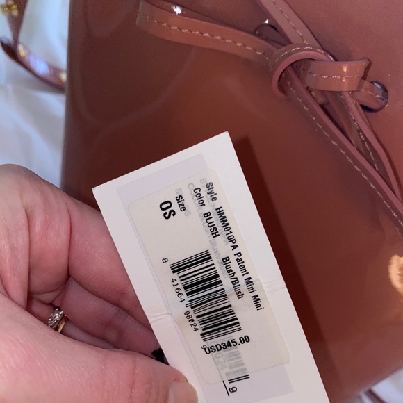 Mansur Gavriel Patent Mini Mini Bucket Bag - Picture 4 of 5